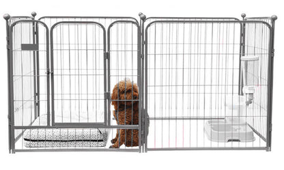 Premium 50x60 Heavy Duty Metal Dog Playpen Exercise Fence Cage for Pets