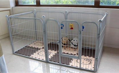 Premium 50x60 Heavy Duty Metal Dog Playpen Exercise Fence Cage for Pets