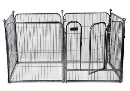 Premium 50x60 Heavy Duty Metal Dog Playpen Exercise Fence Cage for Pets