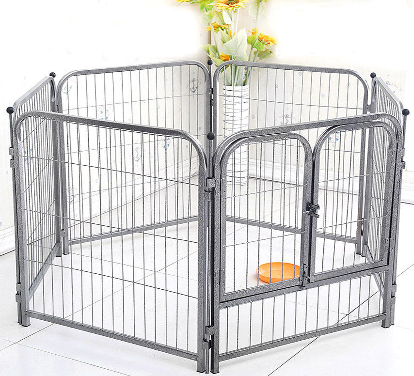 Premium 50x60 Heavy Duty Metal Dog Playpen Exercise Fence Cage for Pets