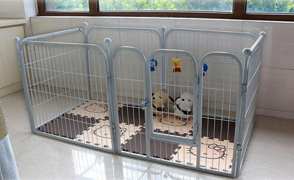 Premium 80x90 Heavy Duty Metal Dog Playpen Pet Exercise Fence Enclosure Cage