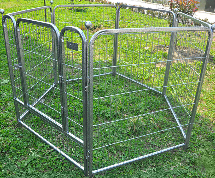 Premium 80x90 Heavy Duty Metal Dog Playpen Pet Exercise Fence Enclosure Cage