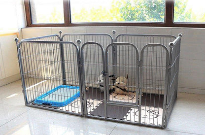 Premium 70x80 Heavy Duty Metal Dog Playpen Pet Exercise Fence Enclosure Cage