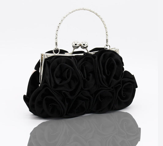 Elegant Evening Clutch Bag for Ladies Event Black