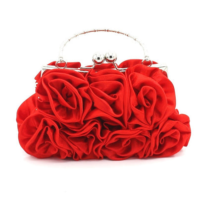 Elegant Evening Clutch Bag for Women Red