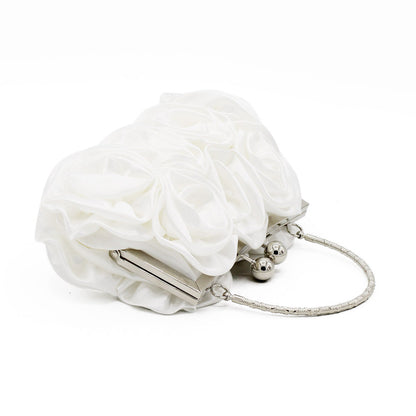 Elegant Evening Clutch Bag for Ladies White