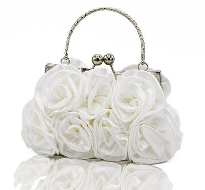 Elegant Evening Clutch Bag for Ladies White