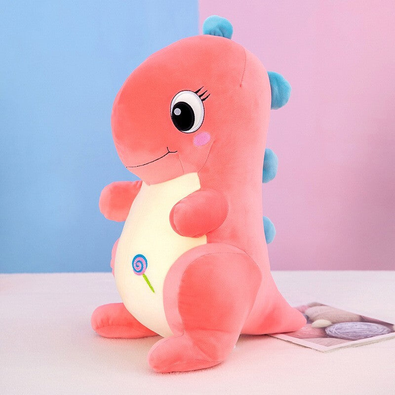 50cm Large Cute Dinosaur Plush Toy Pillow Pink