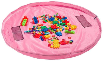 Large Toy and Lego Storage Bag and Playmat Pink