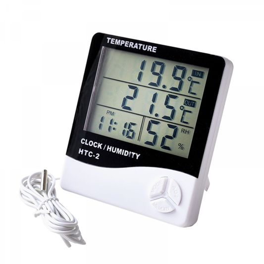 Advanced Indoor Outdoor Weather Station Clock for Accurate Forecasting