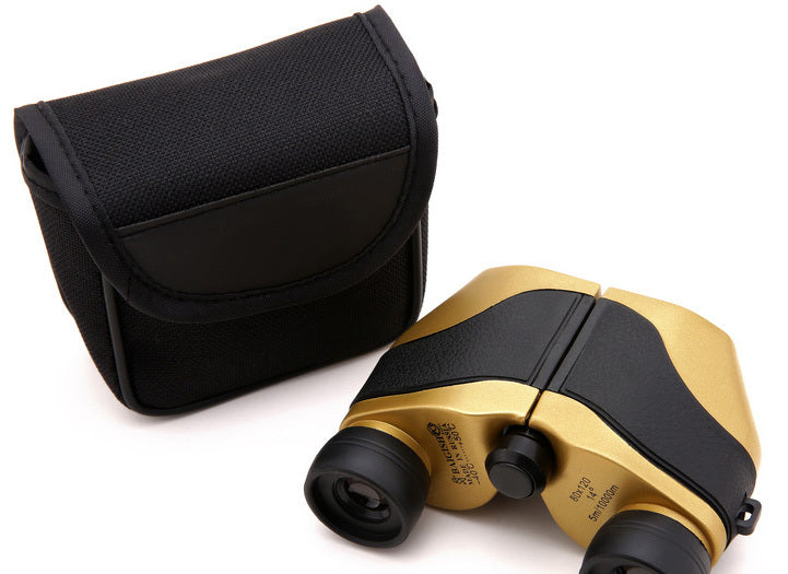 Compact Binoculars with LED Light for Night Vision and Outdoor Adventures