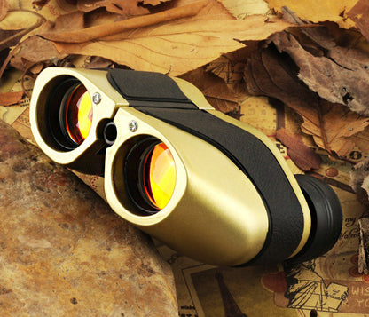 Compact Binoculars with LED Light for Night Vision and Outdoor Adventures