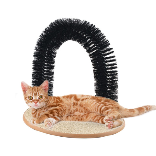 Cat Self Groomer Scratcher Massager All In One for Happy Cats