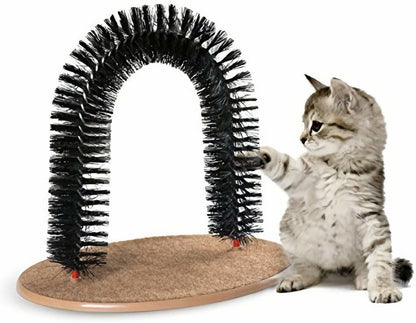 Cat Self Groomer Scratcher Massager All In One for Happy Cats