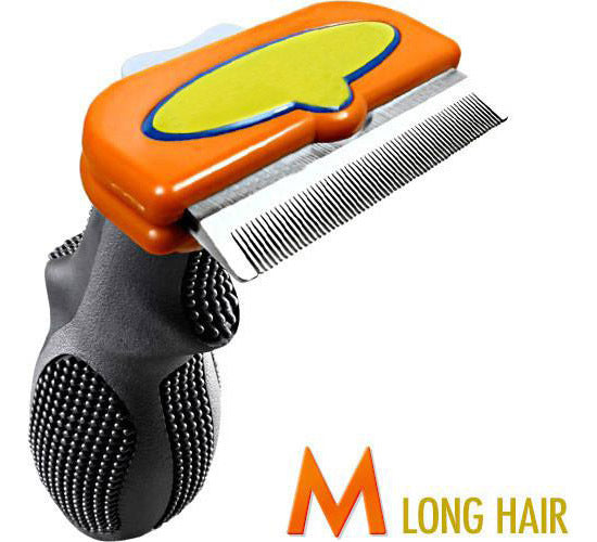 Long Hair Dog Deshedding Tool Fur Eliminator Best for Shedding Control