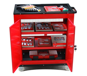 Heavy Duty Lockable Toolbox Cabinet Tool Trolley for Garage and Workshop