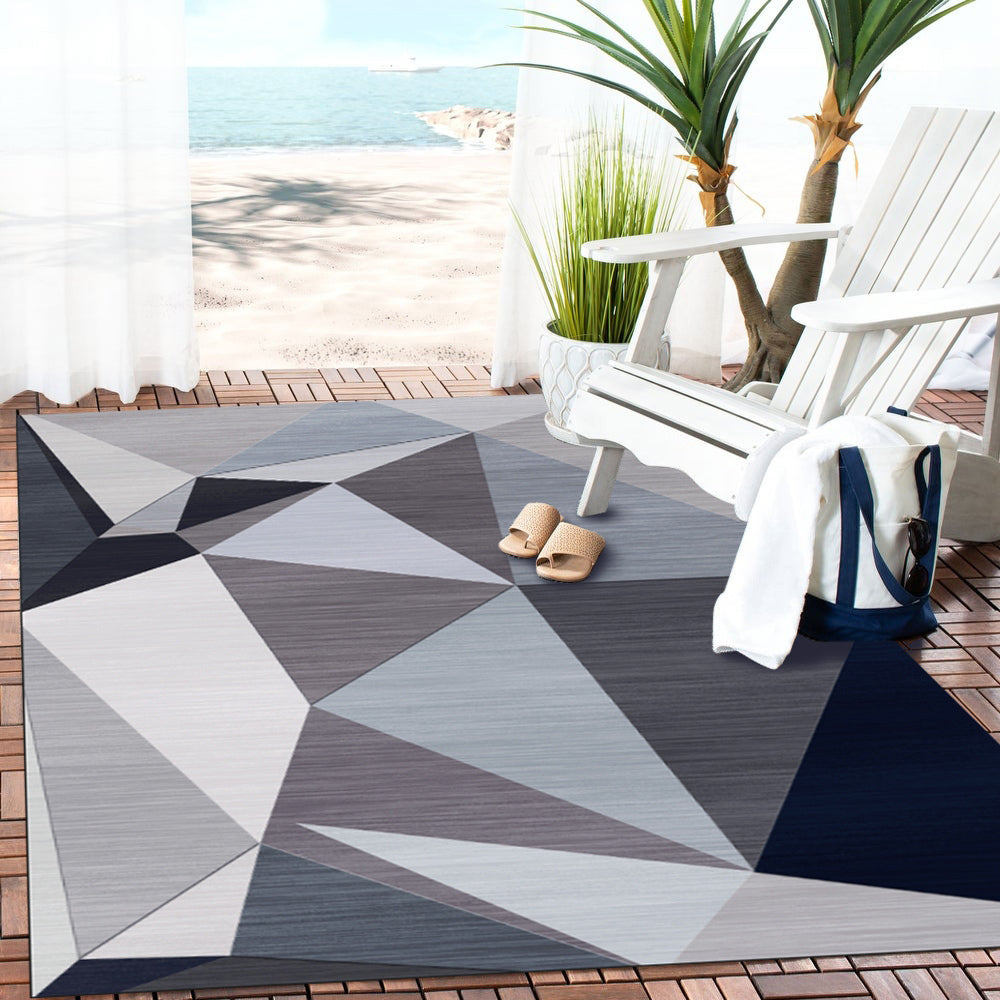 160 x 120 Area Rug Easy-Clean Comfort Carpet Mat Modern Design