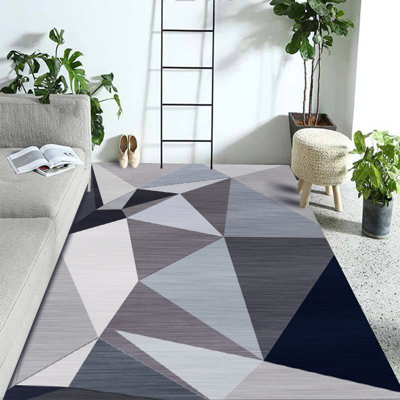 Large 230 x 160 Rug Stylish Design Easy-Care Carpet Mat