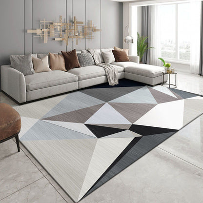 Large 230 x 160 Rug Stylish Design Easy-Care Carpet Mat