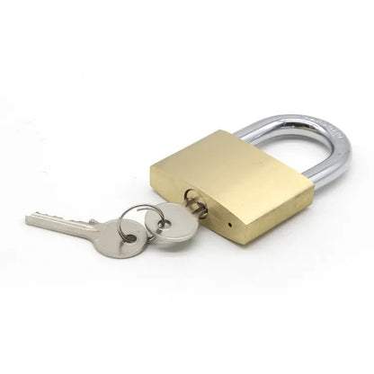 Waterproof Brass Padlock with 3 Keys for High Security