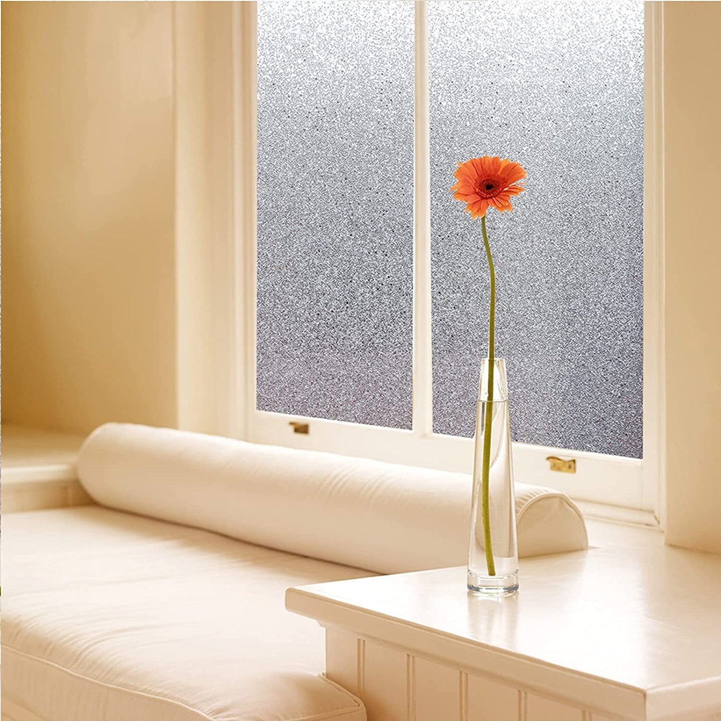 200cm x 45cm Frosted Glass Window Privacy Film Static Cling Vinyl Sticker