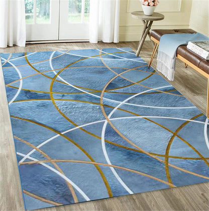 4m Extra Large 400 x 200 Rug Stylish Design Easy-Care Carpet Mat