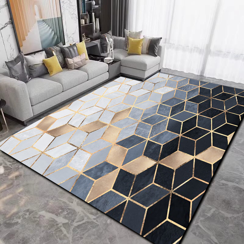 230 x 160 Large Modern Designer Rug Easy-Clean Comfort Carpet Mat