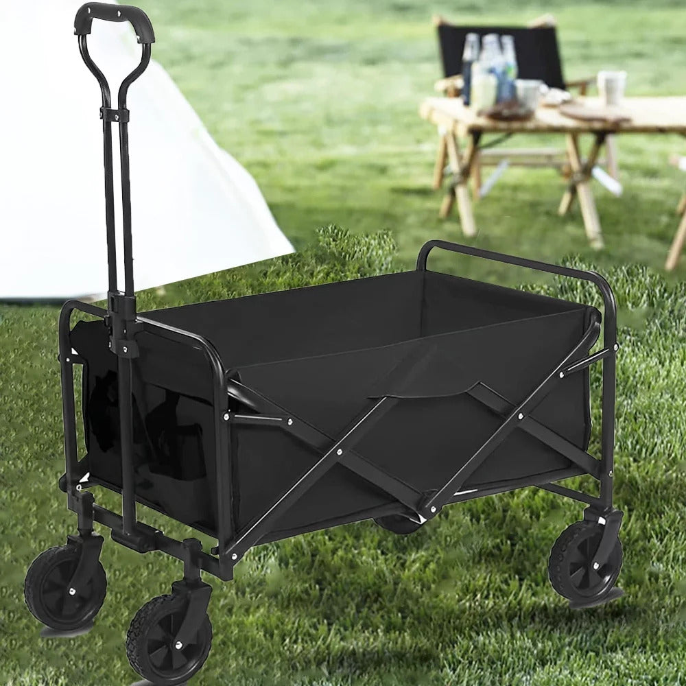 Heavy Duty Outdoor Folding Beach Cart Utility Garden Camping Wagon