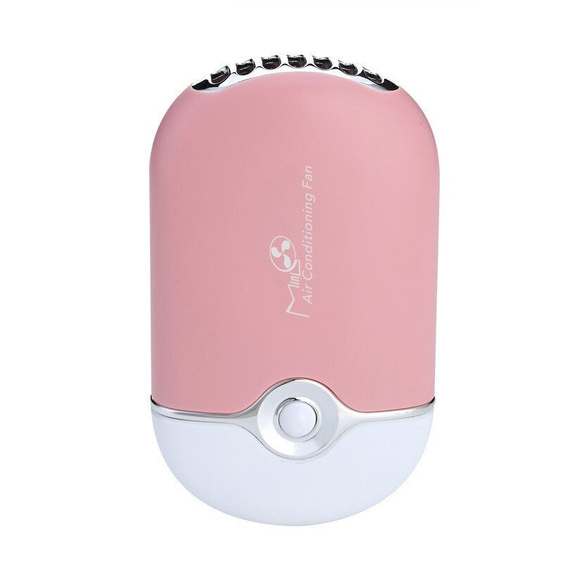 Stylish Portable Rechargeable Bladeless Handheld Cooling Fan Mini Aircon