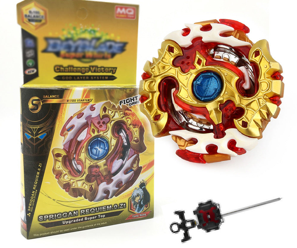 Ultimate Metal Blade Burst Battle Gyro Spinning Top with Two-Way Launcher Set