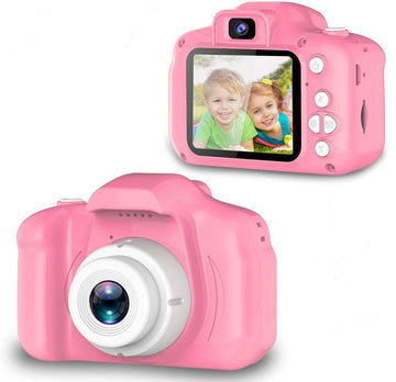 Kids HD Digital Camera Fun Photo and Video Toy Pink