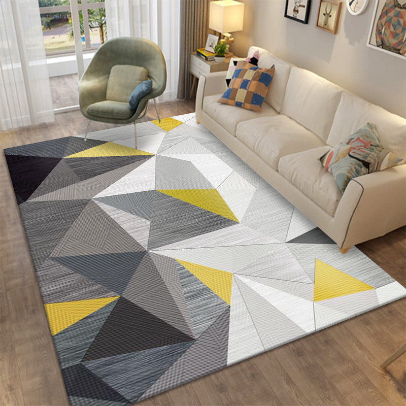 Large 230 x 160 Modern Designer Rug Easy-Clean Comfort Carpet Mat