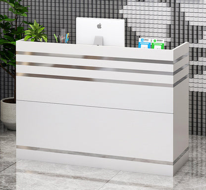 Reception Desk Counter with Shelves for Office and Business