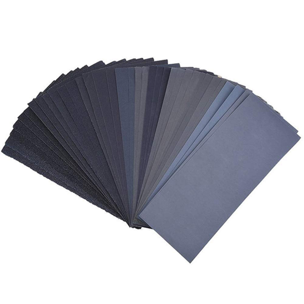 36 PCS Assorted Grit Sandpaper Wet Dry for Wood Sanding Sheets