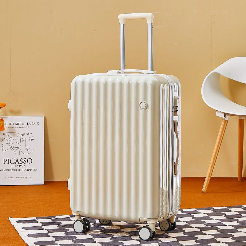 Designer Cabin Carry-On Luggage Set Travel Suitcase White