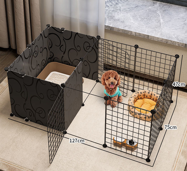 127cm Pet Playpen Dog Kennel Cage Exercise Enclosure