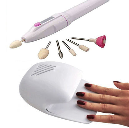 Professional Nail Dryer Salon Decorator Shaper Manicure Kit for Perfect Nails