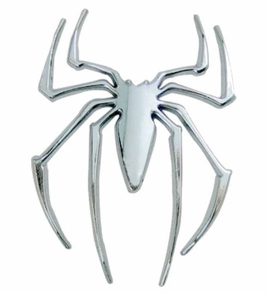 3D Spider Badge Chrome Emblem Car Sticker Auto Decal