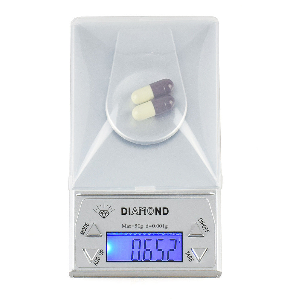 Precision Pocket Scale 0.001g Digital Milligram 50 Gram Capacity