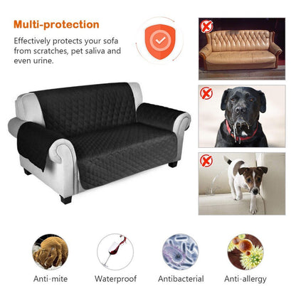 Water Resistant Quilted Sofa Slipcover Furniture Protector