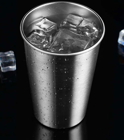 500mL Stainless Steel Tumbler for Camping Water Beer Tea Coffee