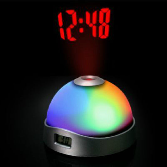 Starry Sky Projector Alarm Clock with Time and Date Display