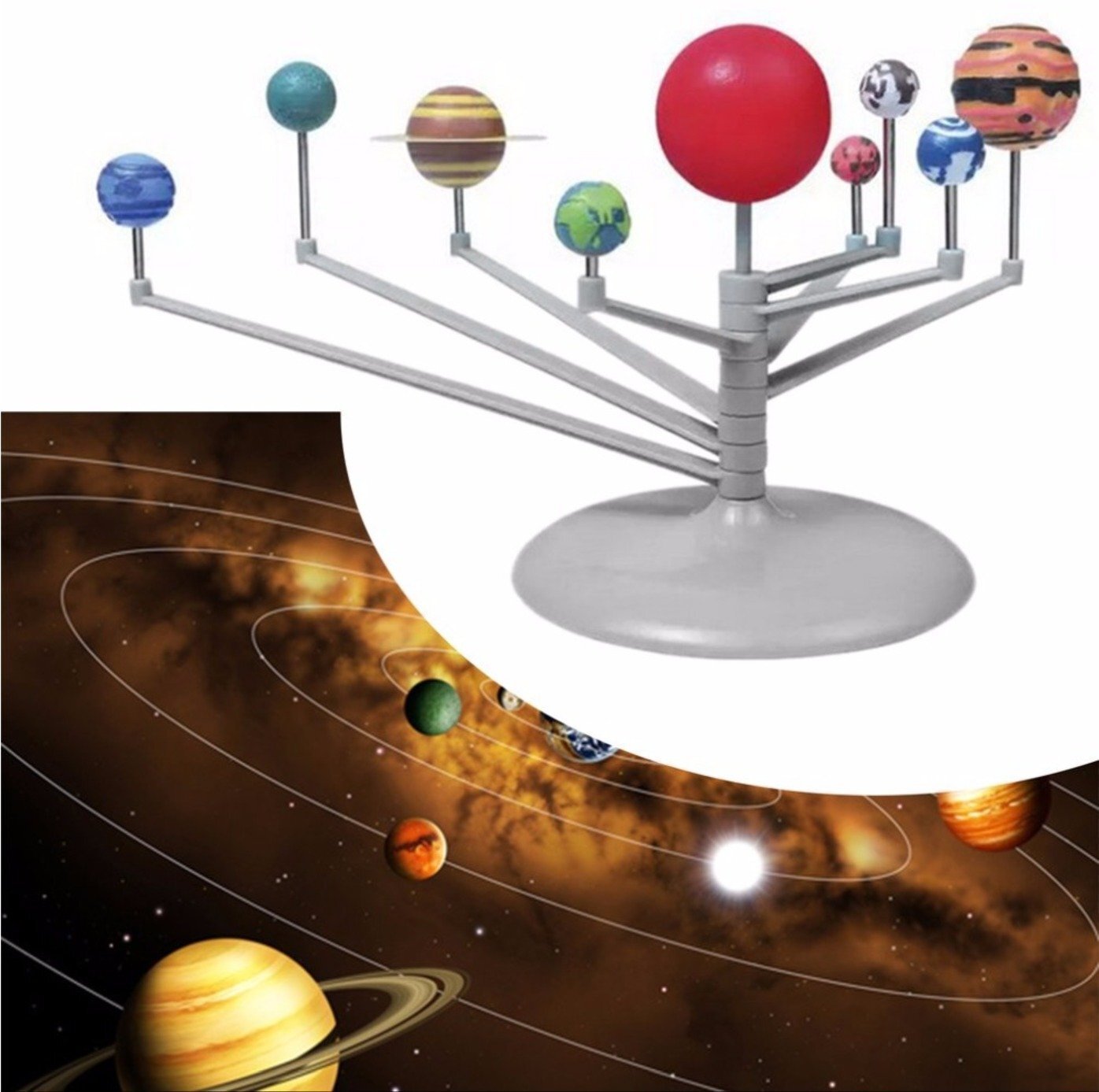 DIY Solar System Planetarium Kit for Kids Educational Science Toy Set