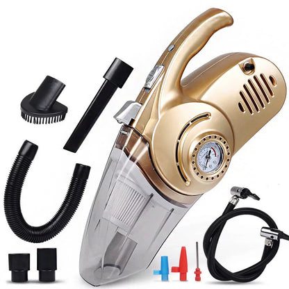 High Power Portable Wet Dry Car Vacuum Cleaner with Built-In Air Compressor