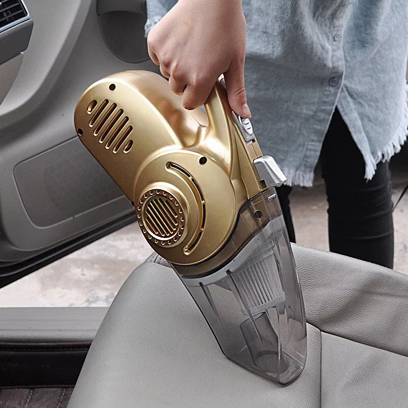 High Power Portable Wet Dry Car Vacuum Cleaner with Built-In Air Compressor