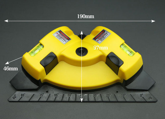 Precision Laser Pointer Level Tool for Accurate 90 Degree Angle Measurement