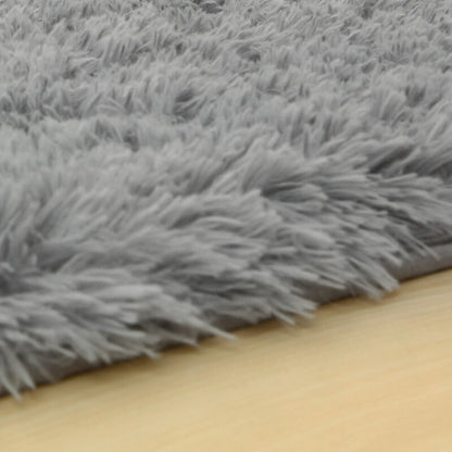 Large 230 x 160 Soft Shag Rug Carpet Mat Grey