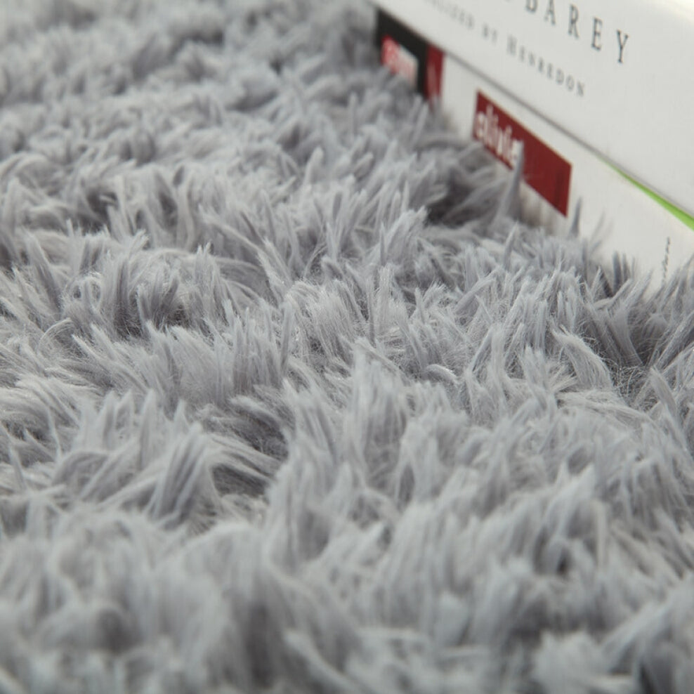 Large 230 x 160 Soft Shag Rug Carpet Mat Grey