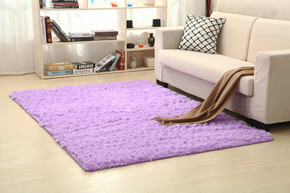 160 x 120 Soft Shag Rug Carpet Mat Purple