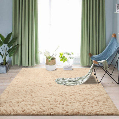 XL Extra Large 300 x 200 Soft Shag Rug Carpet Mat Beige